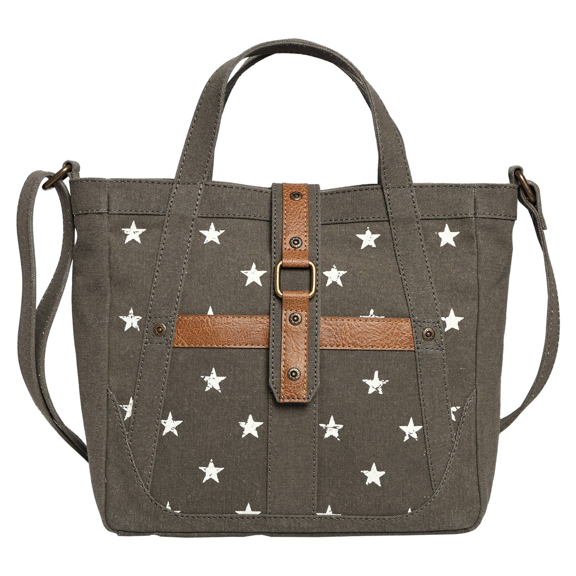 Mona B. – wholesale Crossbody bag – Women's – Escape Star Up-Cycled Canvas Crossbody Bag2
