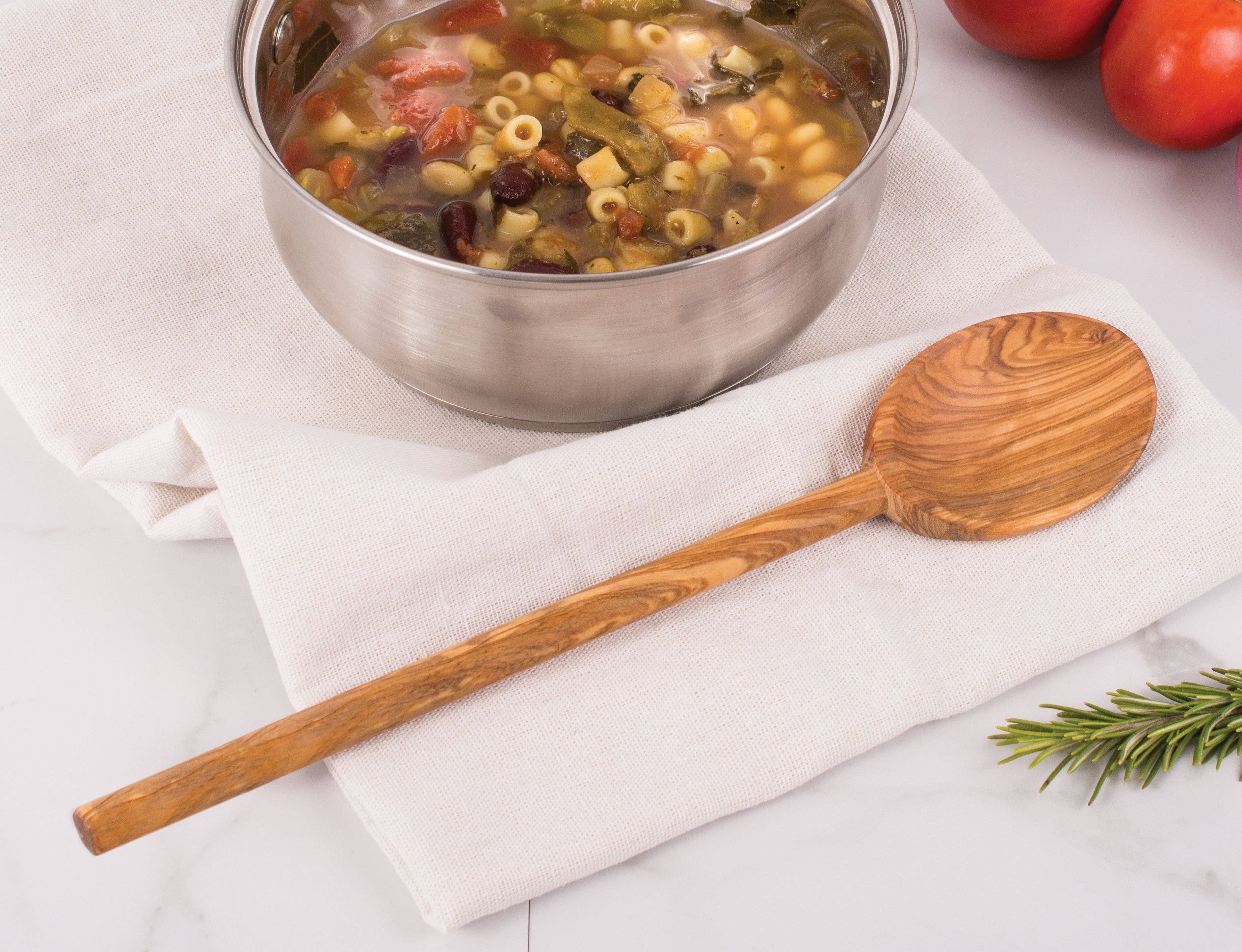 HIC - Harold Import Co. - Wholesale Kitchen Tool/Gadget - Eddingtons Italian Olive Wood Spoon, 12in3