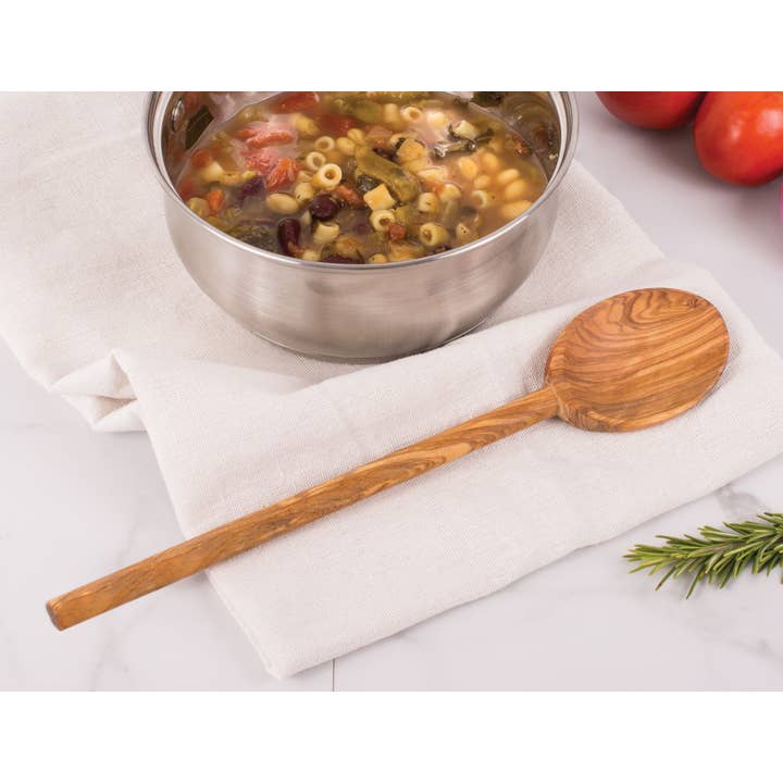 HIC - Harold Import Co. - Wholesale Kitchen Tool/Gadget - Eddingtons Italian Olive Wood Spoon, 12in3