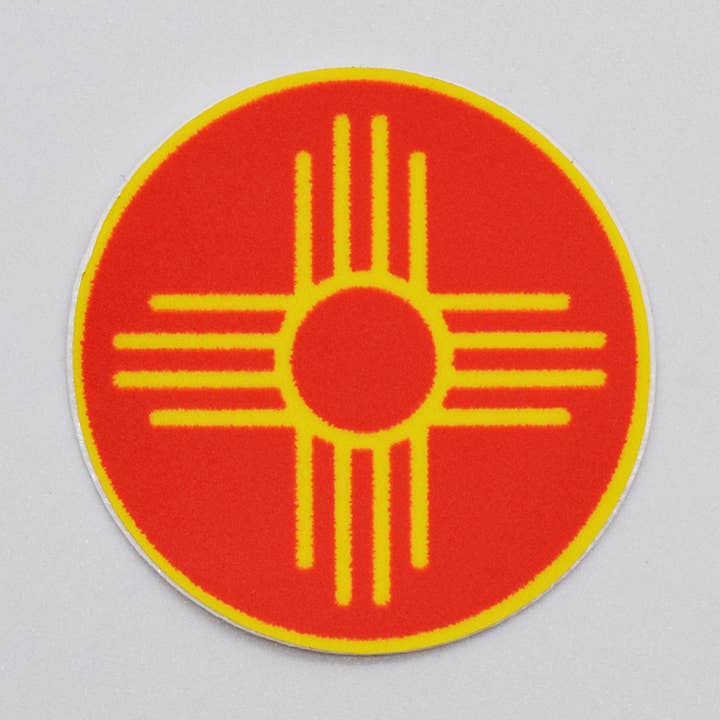 Zia Red Circle - Sticker for wholesale by Metal the Brand