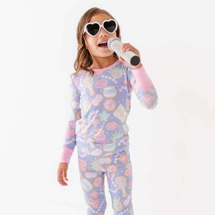 Lavender Haze (Kiki+Lulu's Version) Kids Pajamas for wholesale by Kiki + Lulu