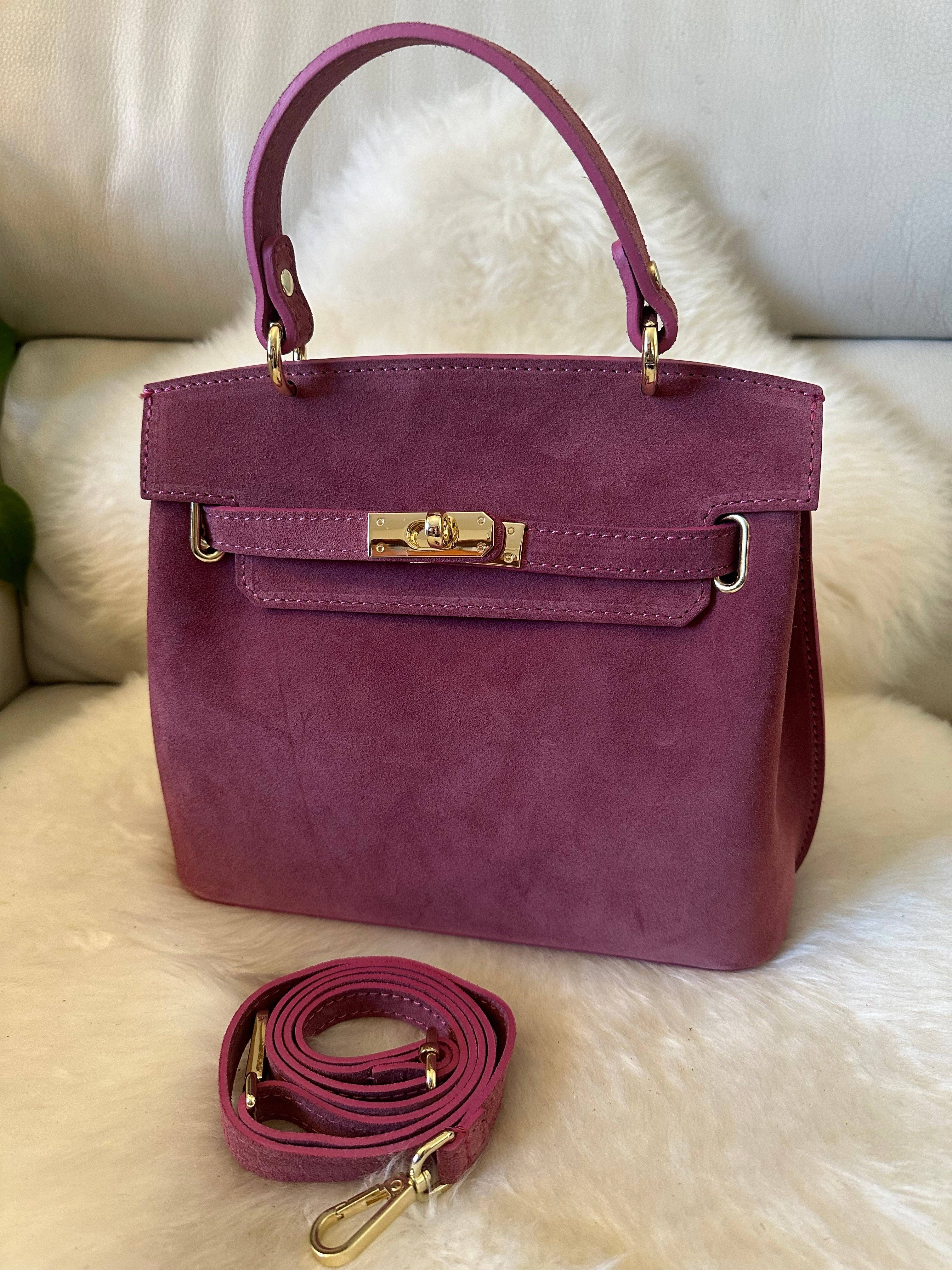 Zhade – wholesale Top handle bag – women's – CHLOE - Genuine suede leather3