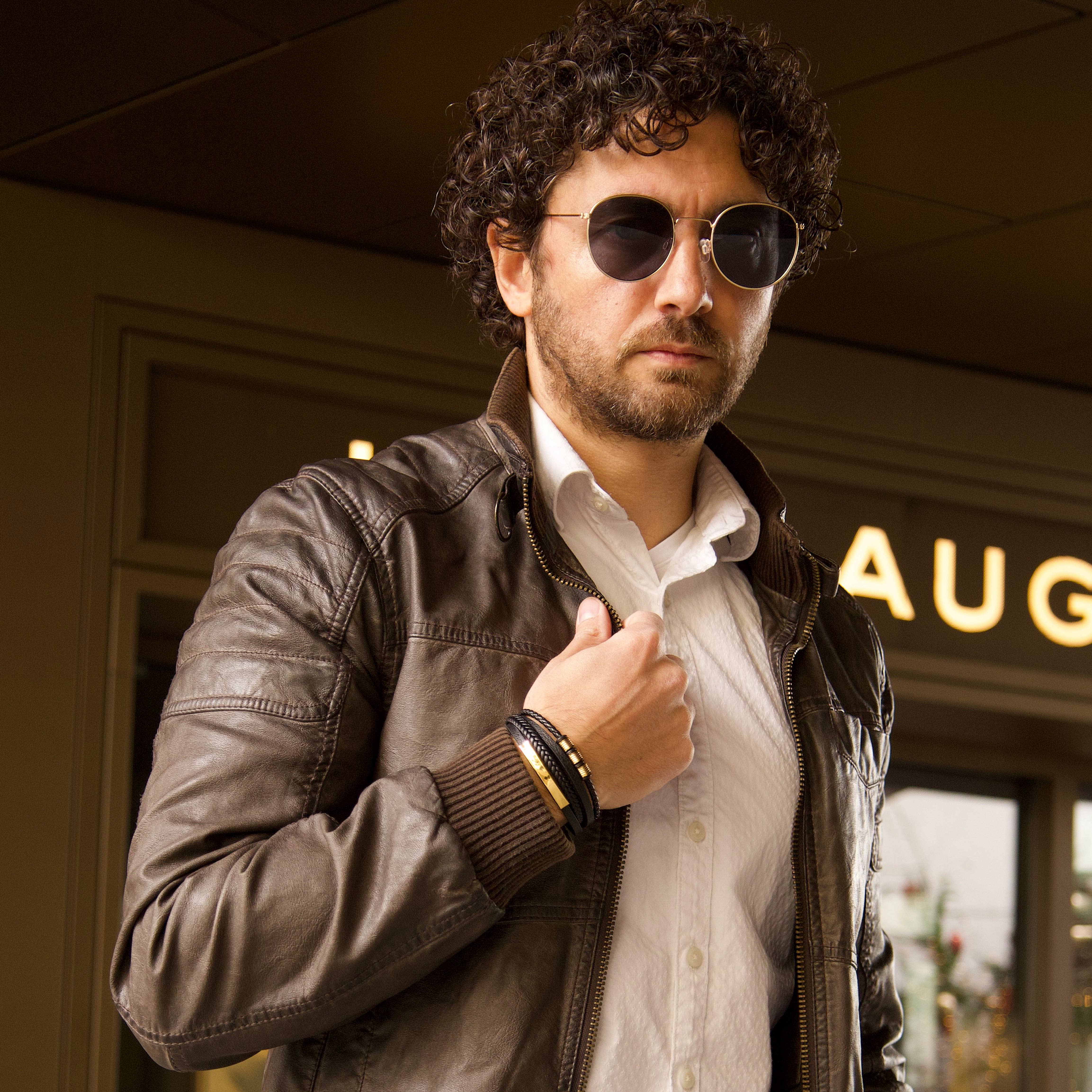 SERASAR - Wholesale Woven/Braided Bracelet - “Brave” leather bracelet10