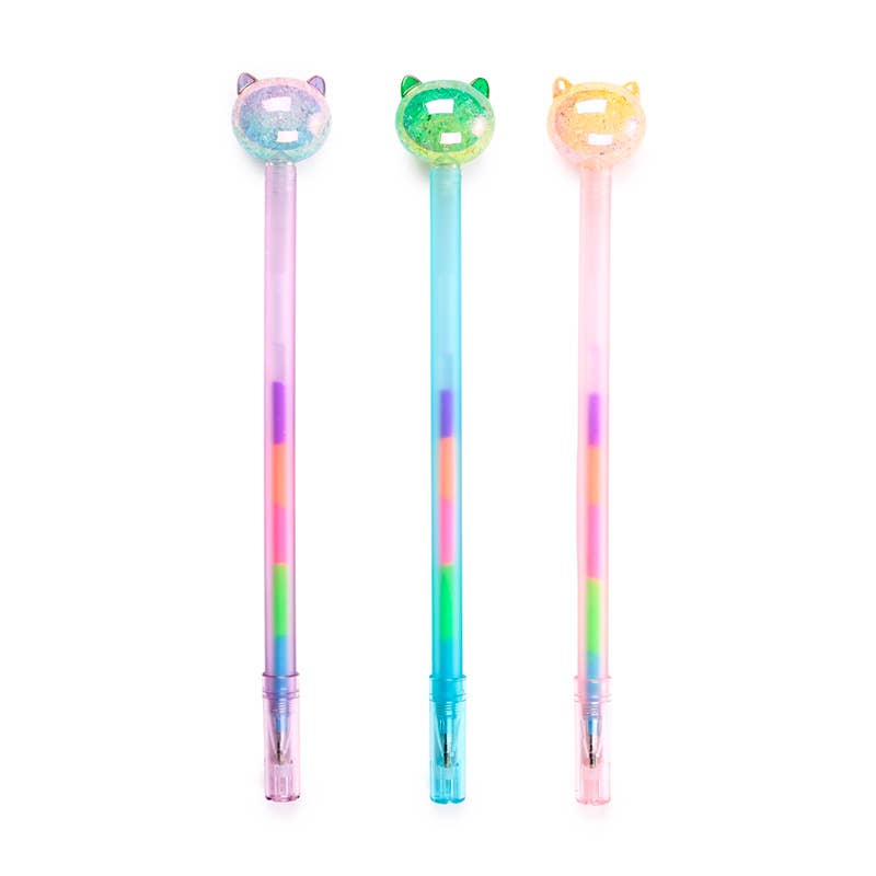 Puckator Ltd – wholesale Pen – Cat Rainbow Ink Pen1