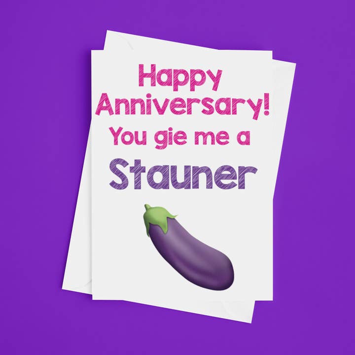 You Gie Me A Stauner Card for wholesale by Brave Scottish Gifts