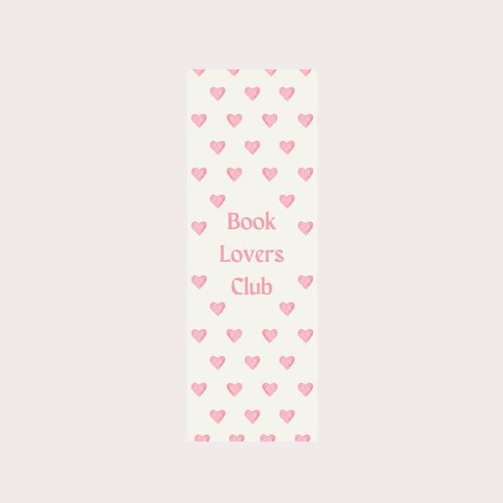 Book lovers club bookmark for wholesale by Romantasy Designs