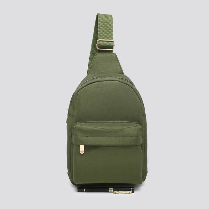 House of Milano – wholesale Backpack – Women's – 25024 Canvas Small Backpack