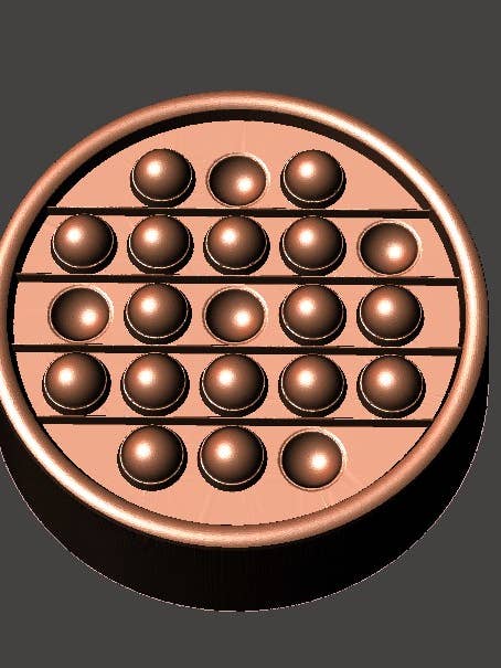 Pop-It Badebombenform für den Großhandel von BBHP Moulds