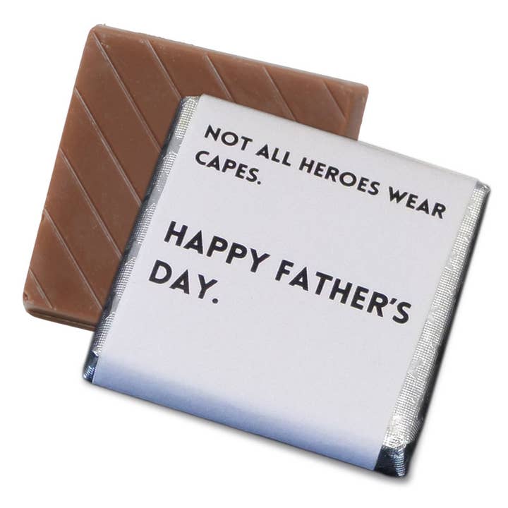UK ONLY. Milk Choc Neapolitans-Not All Heroes Wear Capes for wholesale by Hames Chocolates