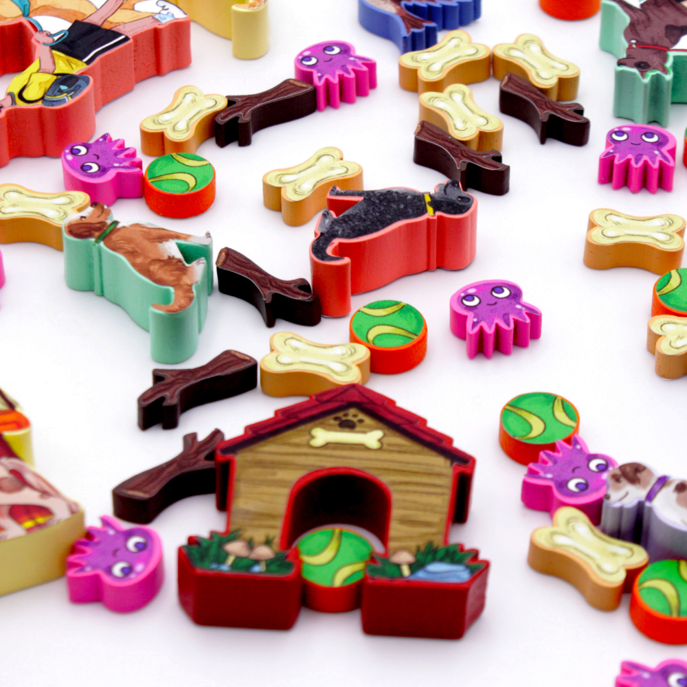 Meeple Stickers - Wholesale Board Game - Dog Park Sticker Set18