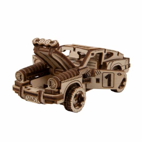 HQ Kites & Designs - Wholesale Toy Car/Truck - Kids - Wooden City Rally Sports Car #4