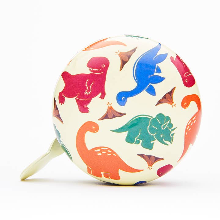 DINOSAUR BIKE BELL - stocking stuffer, Christmas gift for wholesale by Cute Things Seattle LLC