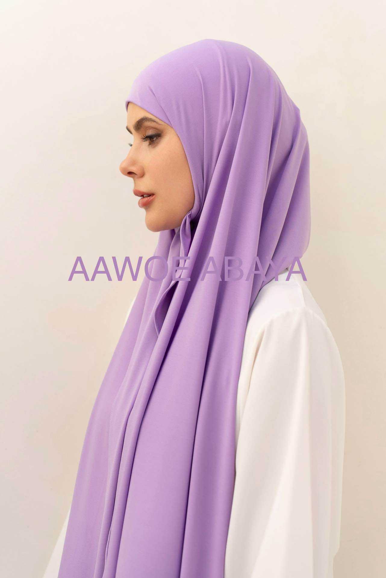 Aawoe Abaya - Wholesale Hijab - Women's - Elegant Long-Sleeve Shawl - 2484-HIJ121