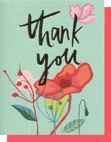 Big Wheel Press – wholesale Birthday card – Wild Poppies2