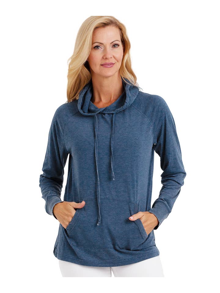 U.S. Apparel - Wholesale Hoodie – Women's - Unisex Fit Jersey Hoodie - Light Garment Burnout Raglan35