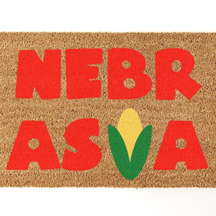 Miss Molly Designs, LLC - Wholesale Door Mat - Nebraska Corn Cob