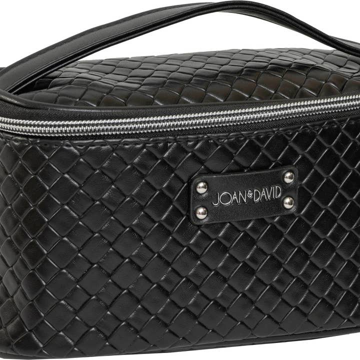 Magid - Wholesale Makeup/Cosmetic Bag - Joan & David Woven 4 Piece Clear Cosmetic Bag Set4