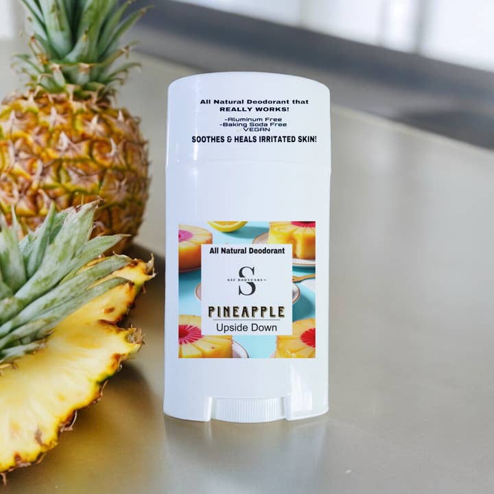 SÄ€F Body Care - Wholesale Deodorant - Unisex - Pineapple Upside Down Natural deodorant, Aluminum Free,Vegan3