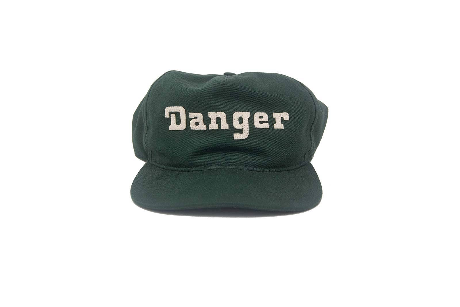 The Ampal Creative - Wholesale Flat Brim Cap - Unisex - DANGER Dk Green - Snapback