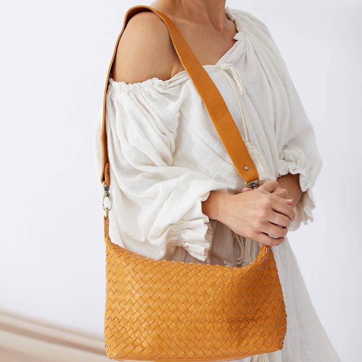 Lombok Woven Hobo Bag - Tan and other Purchase Wholesale lomond. Free Returns & Net 60 Terms on Faire trending on Faire.