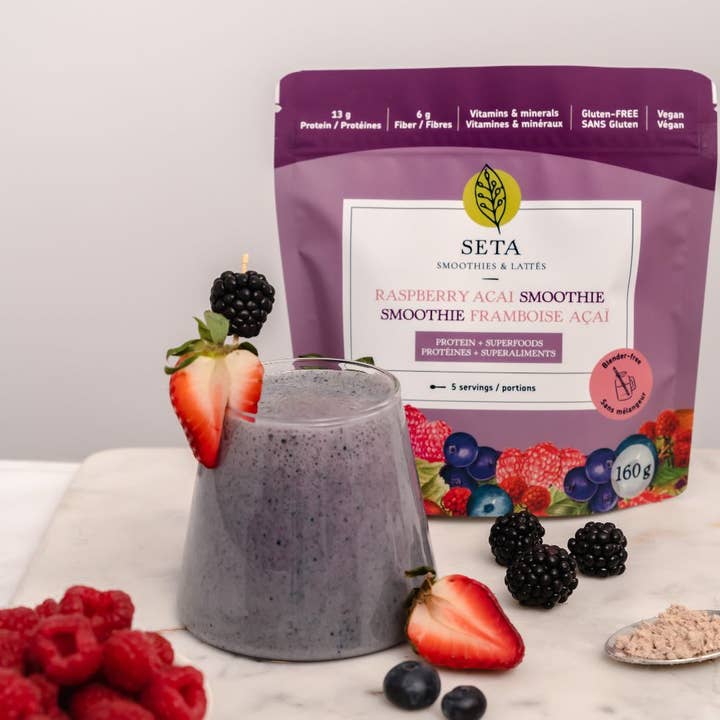 Superfood Smoothie Blend - Raspberry Acai for wholesale by SETA Organic
