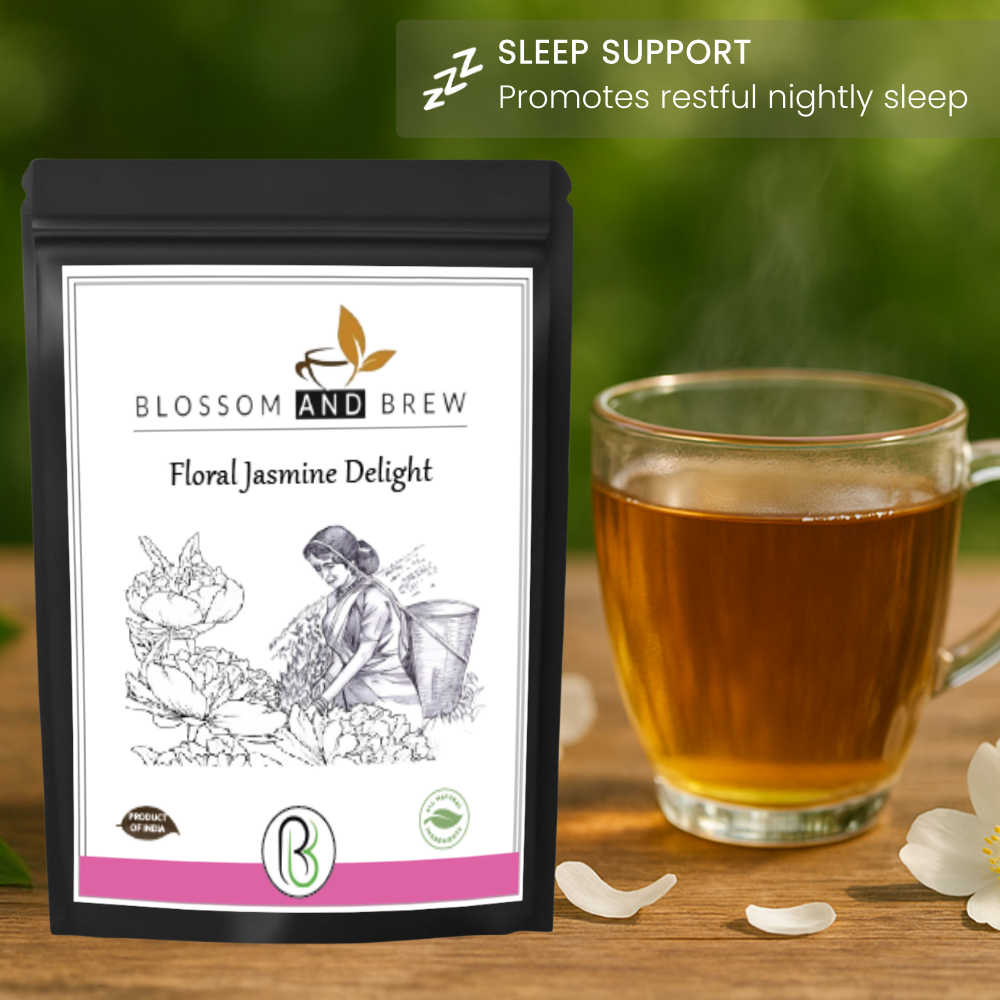 Blossom & Brew – wholesale Loose tea – Jasmine Green Tea- Floral Delight, Fragrant & Soothing4