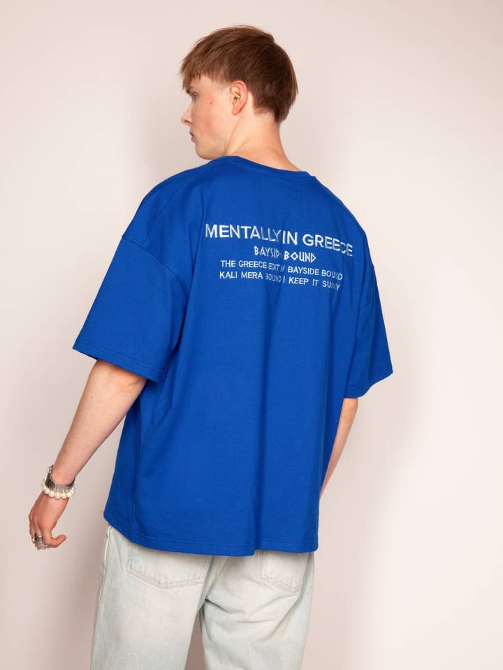 Mentalt i Grekland Oversize T‑shirt för wholesale av BAYSIDE BOUND