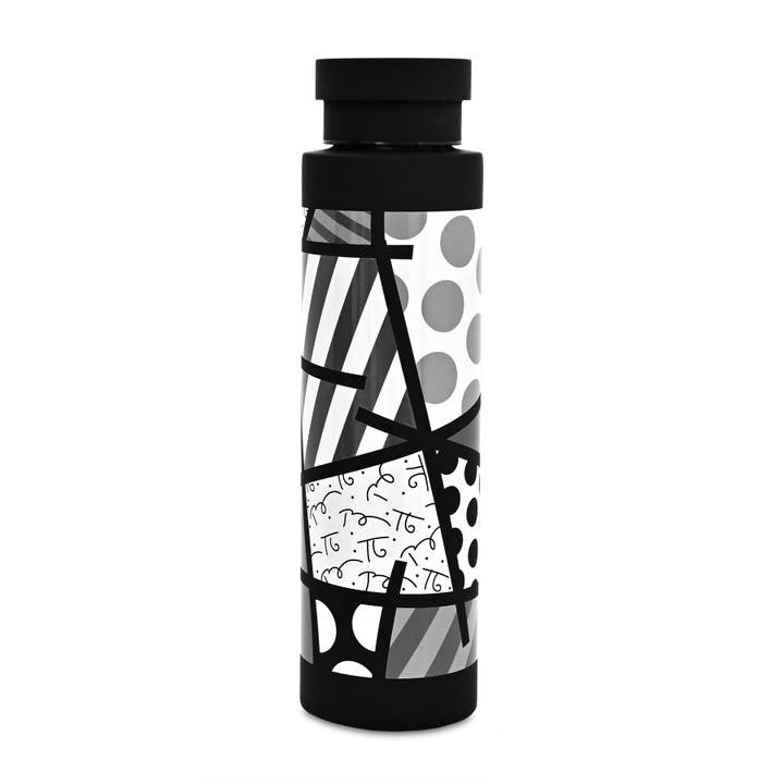 BRITTO WATER BOTTLE - BLACK LANDSCAPE (BLACK) for wholesale by BRITTO®