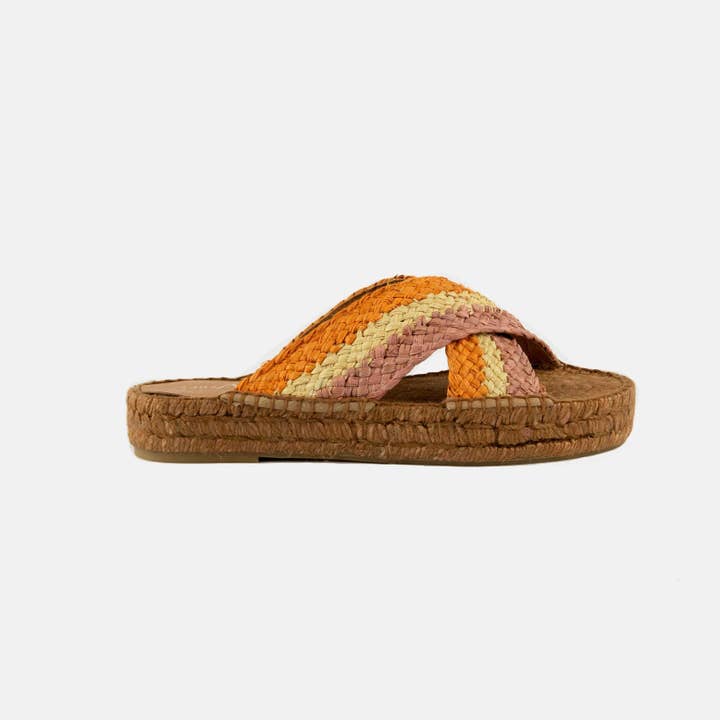 SANS-ARCIDET PARIS - Wholesale Sandals - Women's - Elton mules-Mandarin / Sweet / Natural4