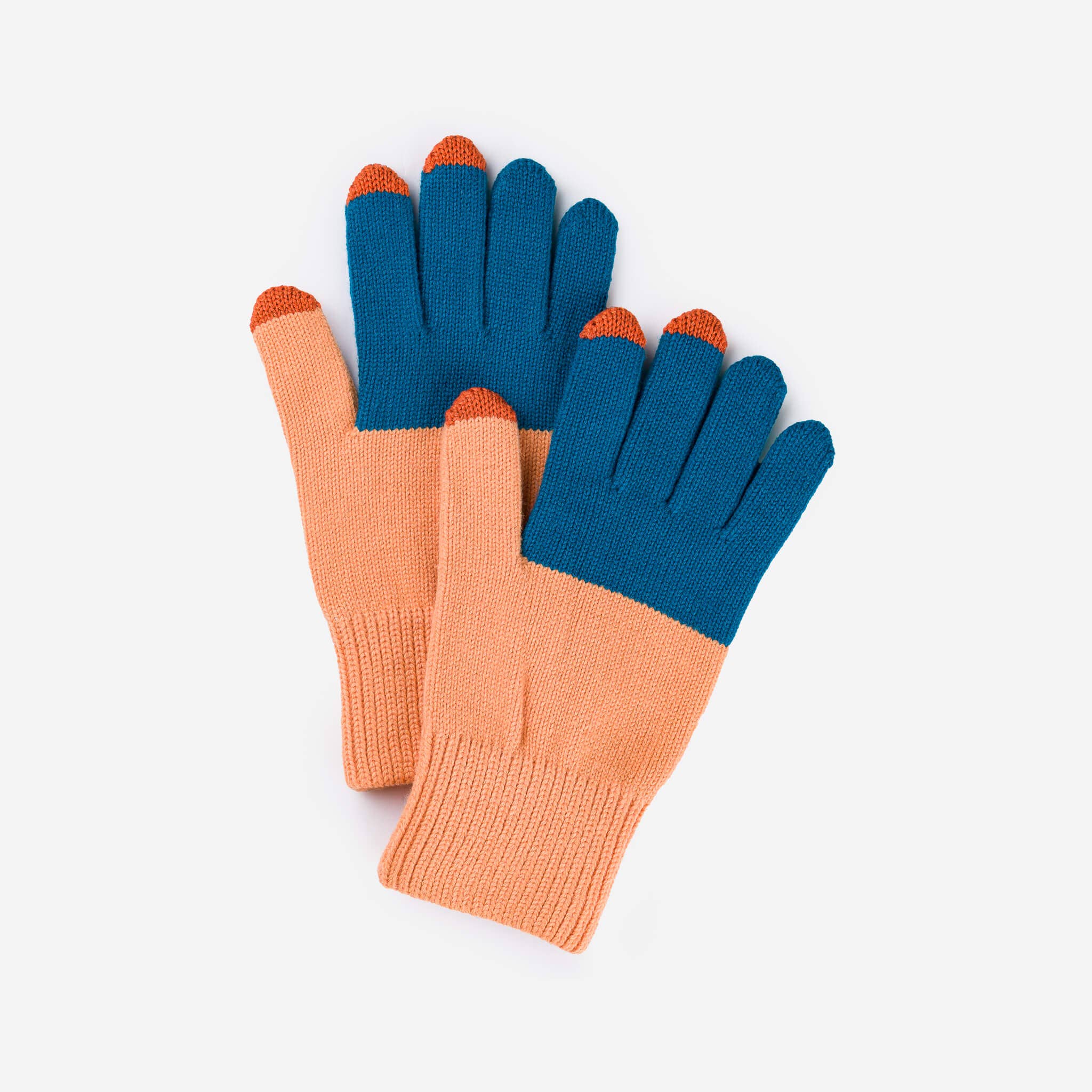 VERLOOP | knits - Wholesale Handschoenen - Dames - Kleurblok Brei Touchscreen Handschoenen8
