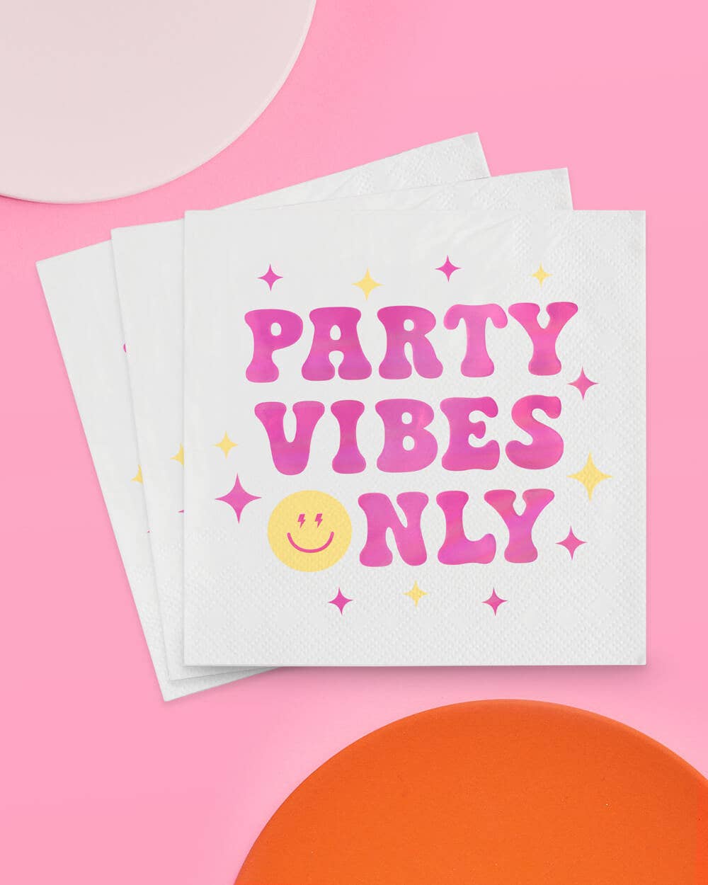 xo, Fetti - Vente Serviettes jetables - Serviettes Preppy Party - 24 serviettes en aluminium4