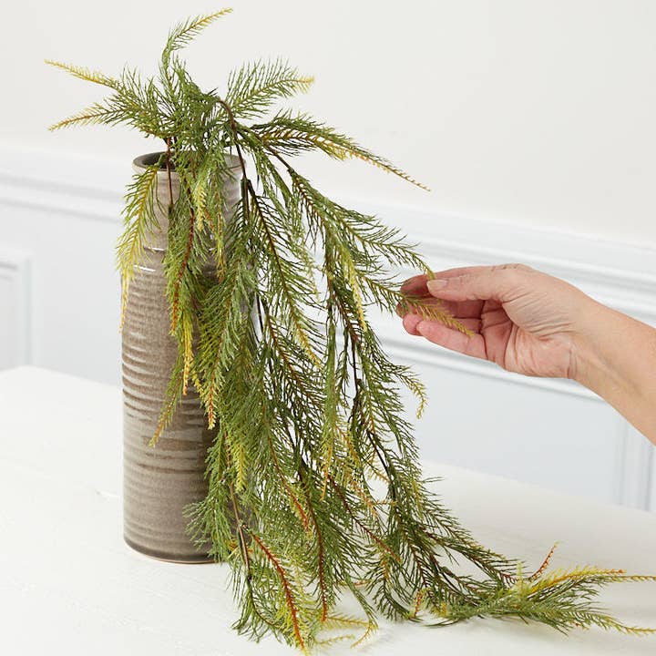 Factory Direct Craft - Wholesale Artificial Plant - 33" Cascading Artificial Norfolk Pine Spray