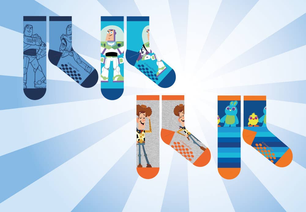 Evidence - Wholesale Socks - Kids - Toy Story Anti Slip Socks0