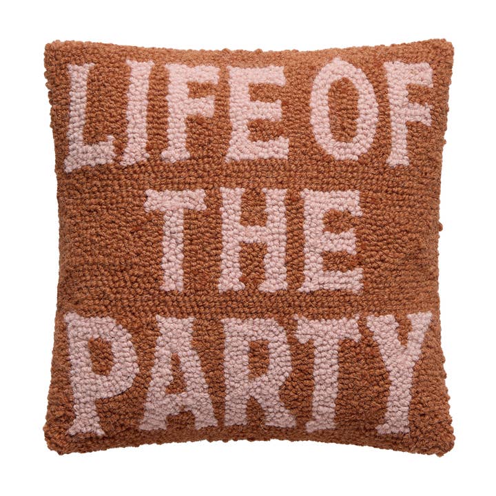 Life Of The Party Hook Pillow for wholesale by Peking Handicraft
