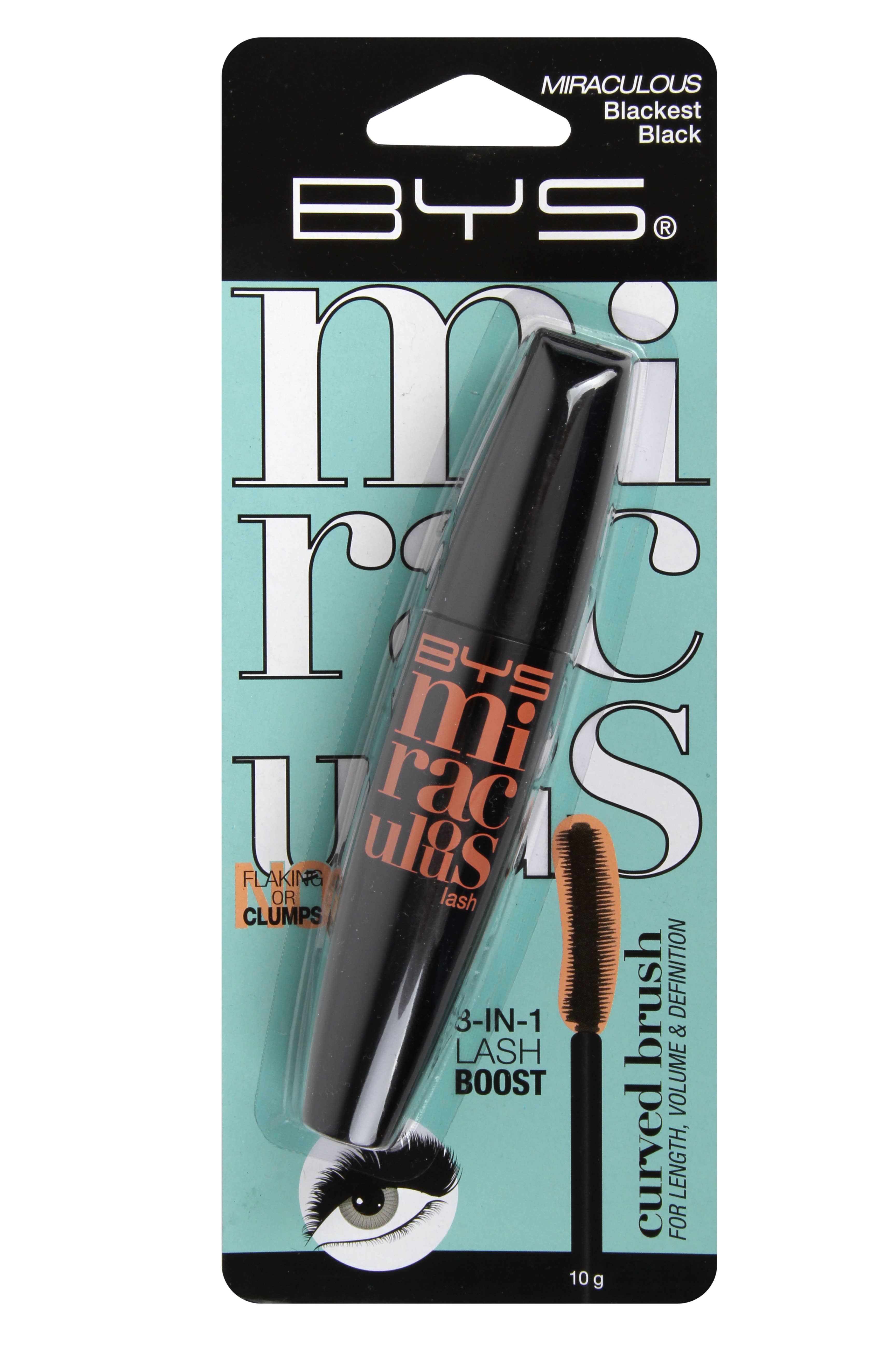 Beauty Pro - Wholesale Mascara - BYS Mascara Miraculous Lash Black2