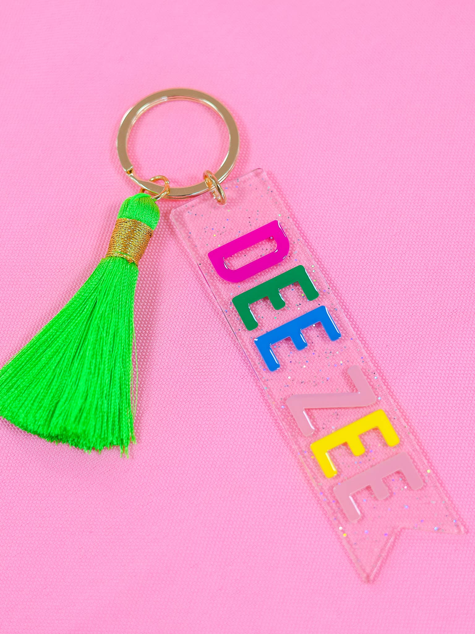 Duo Threads - Wholesale Keychain - Women's - Tassel Sorority Key Fob28
