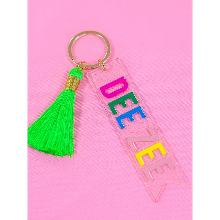Duo Threads - Wholesale Keychain - Women's - Tassel Sorority Key Fob28