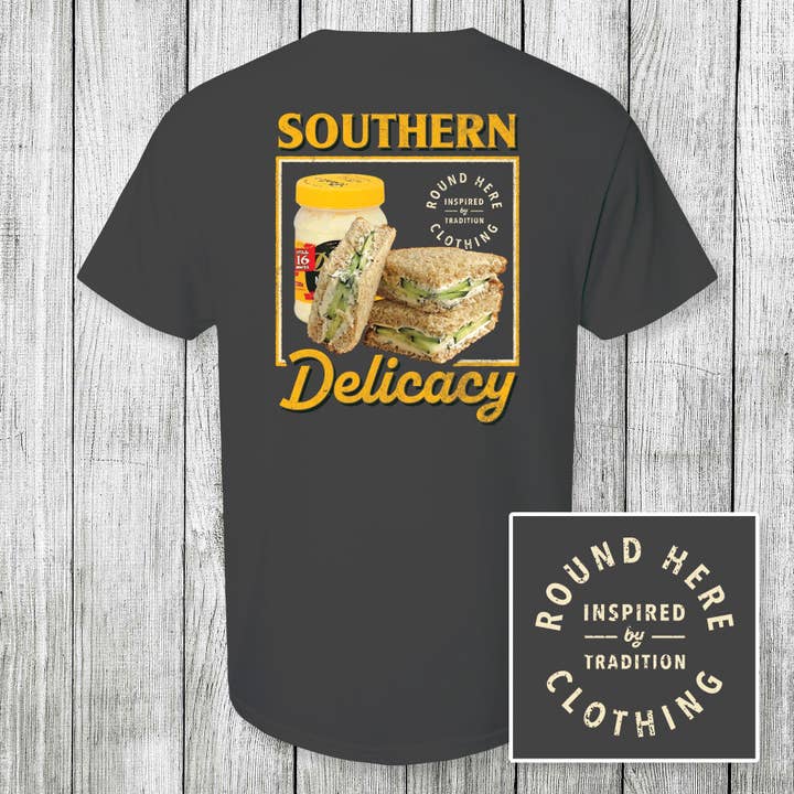 'Round Here Clothing Southern Delicacy Cucumber for wholesale by The Old North State