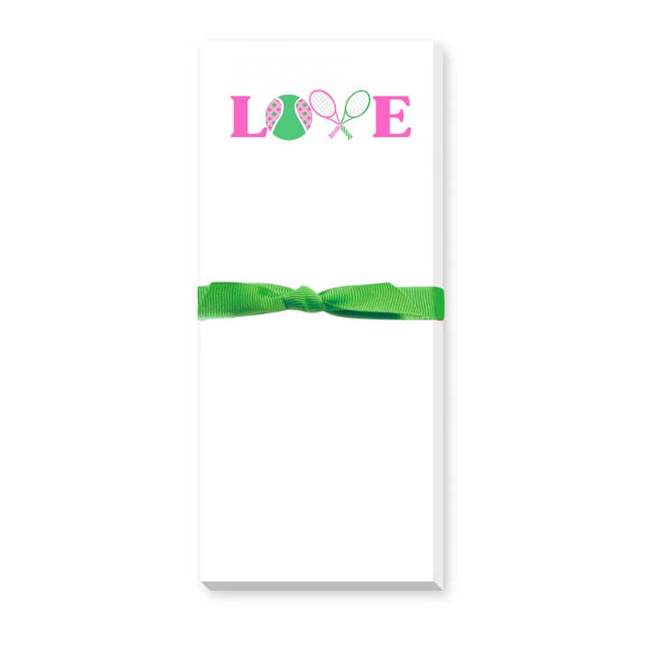 Tennis Love Notepad for wholesale by Born to Rally
