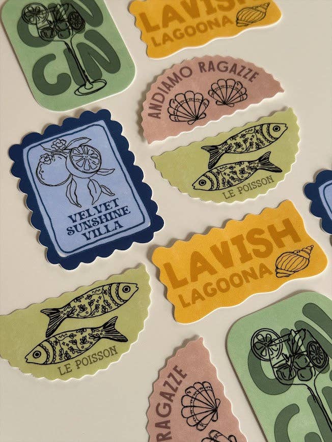 kash co studio - Wholesale Sticker - Le Poisson Sticker1