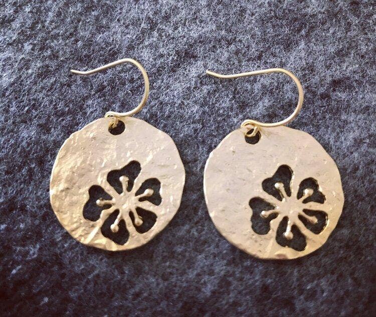 Bec Stern - Wholesale Dangle earrings - Hibiscus Earrings1