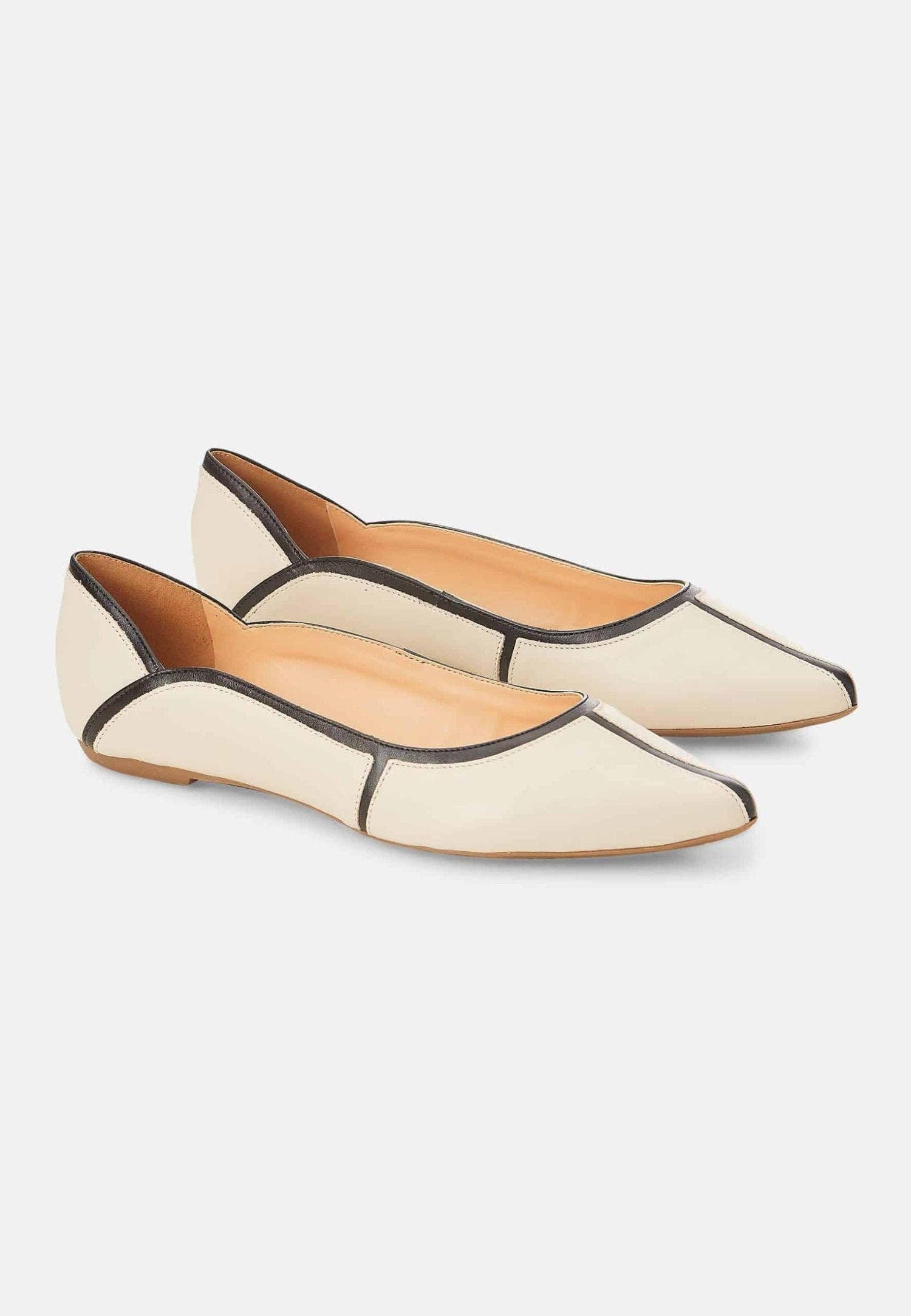 Mangará Atelier - Wholesale Flats - Women's - Beige Pitanga Women's Ballerinas - Stylish & Comfortable6