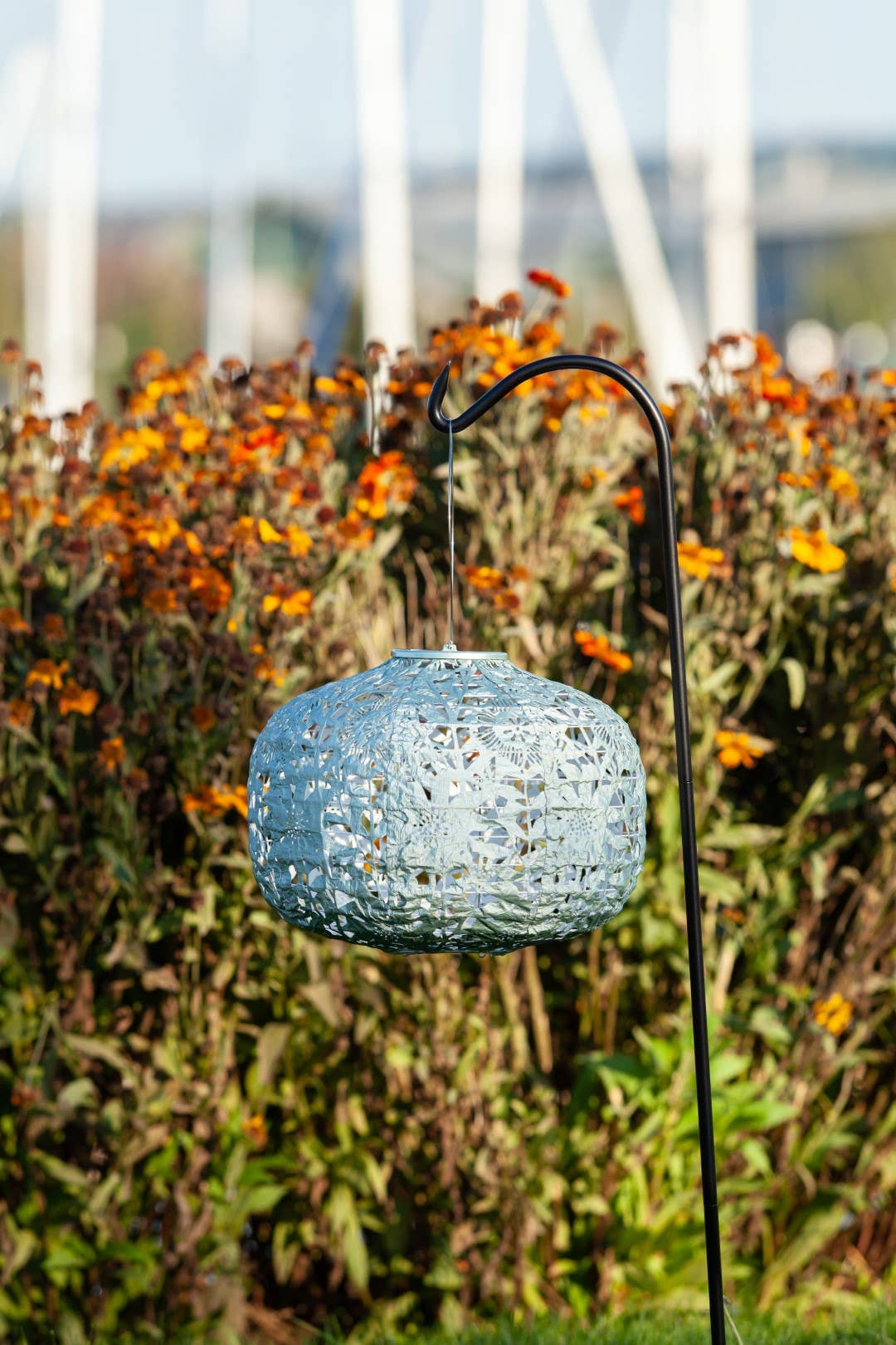 Allsop Home & Garden - Wholesale Outdoor/Lawn Light - Stella Square Sunflower 11" Solar Lantern - Sage3