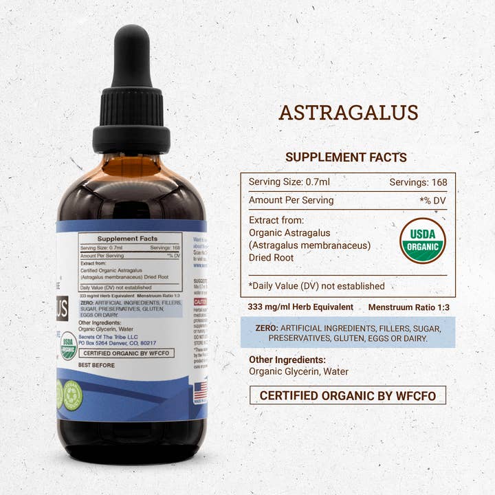 Secrets Of The Tribe - Wholesale Tincture - Astragalus Tincture3