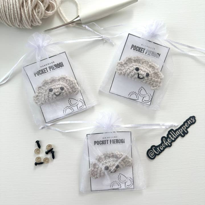 Crochet Happens - Wholesale Stuffed/Plush Toy - Kids & Baby - Pocket Pierogi - Set of 8 - Made to Order3