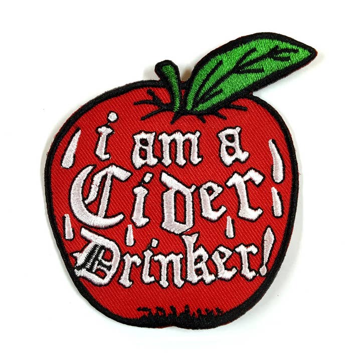 I Am A Cider Drinker Patch for wholesale by GOBLINKO