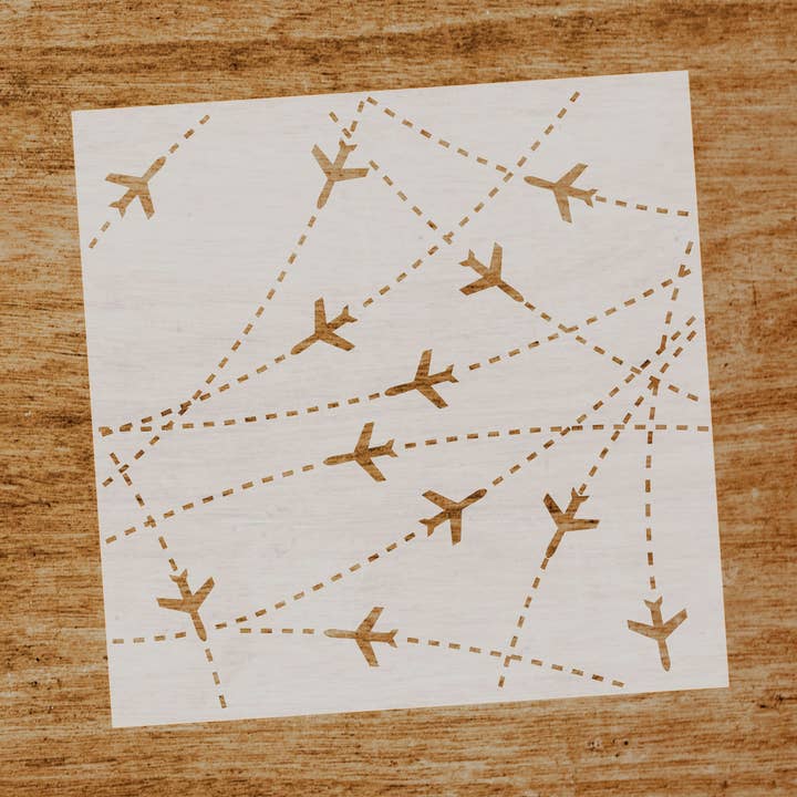 Aerei Stencil per la vendita all'ingrosso da parte di Evyre Scrapbooking