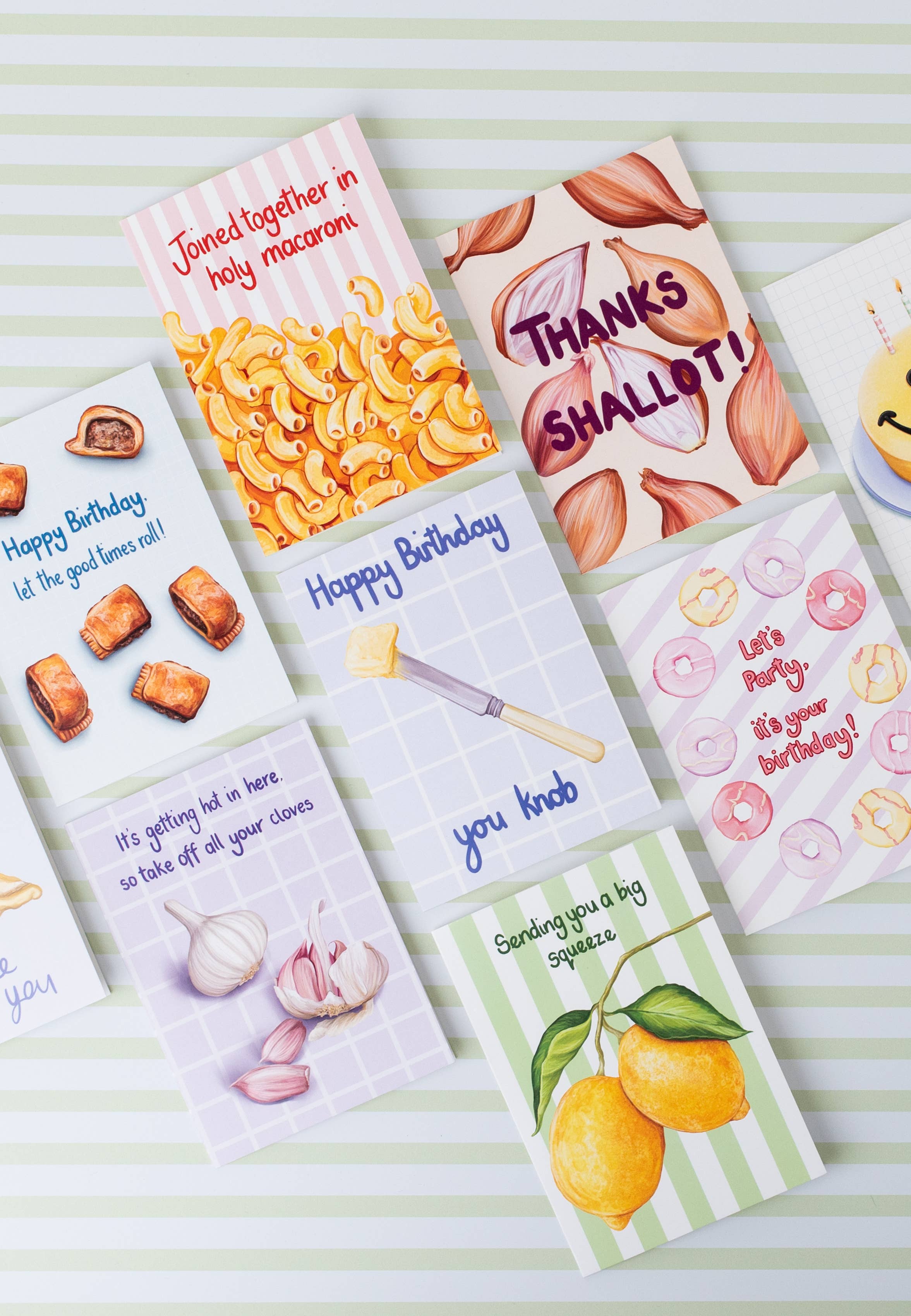 Katie Tinkler illustration – wholesale Birthday card – Happy Birthday You Knob Funny Butter Birthday Greeting Card5