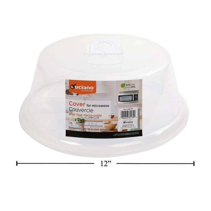 Luciano Gourmet - Wholesale Stove/Burner Cover - Luciano 12"D Microwave Food Cover