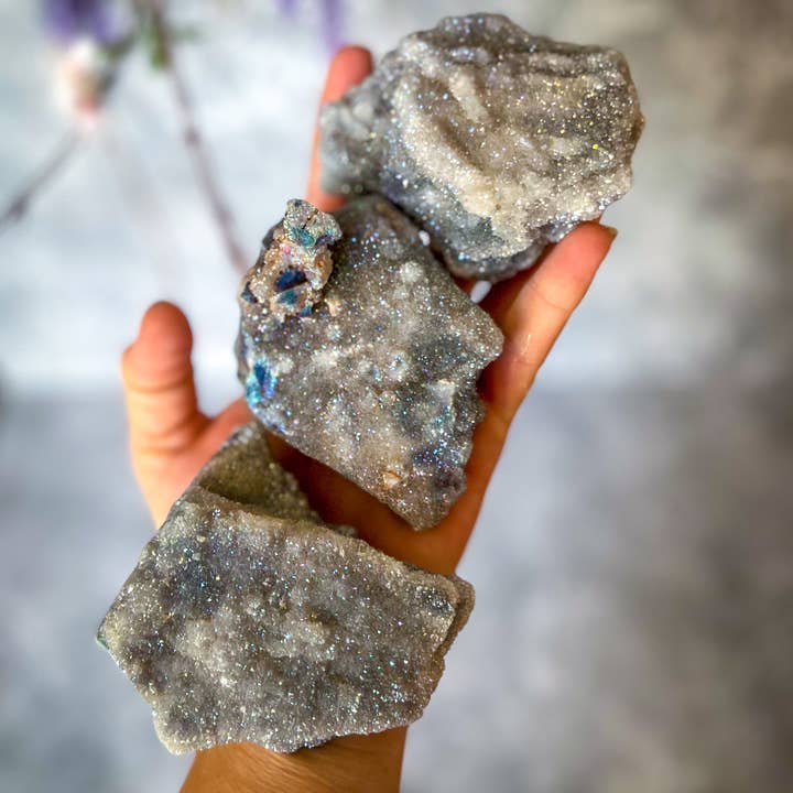 Mandala Gems - Wholesale Spiritual Stone/Crystal - Aura Sphalerite Raw Crystals4